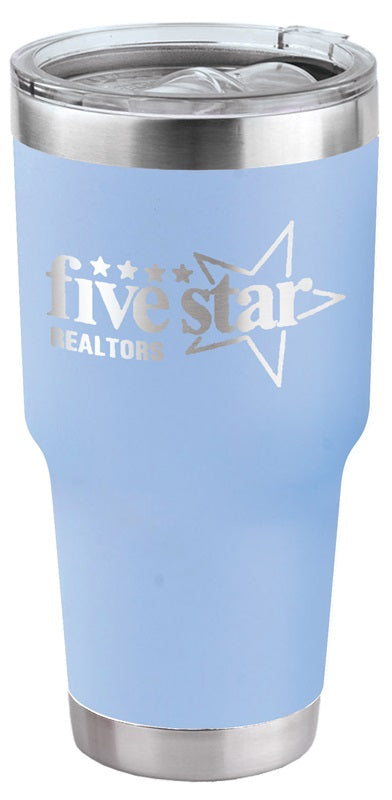 light blue 30 oz. Insulated Tumbler