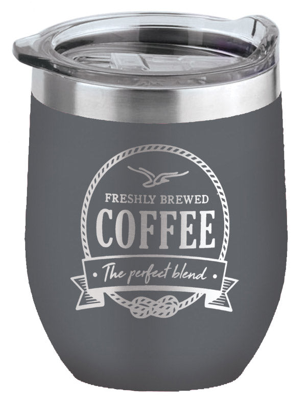 dark gray 16 oz. Insulated Wine Tumbler