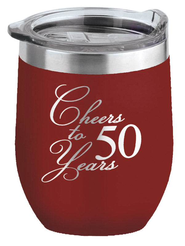 maroon 16 oz. Insulated Wine Tumbler