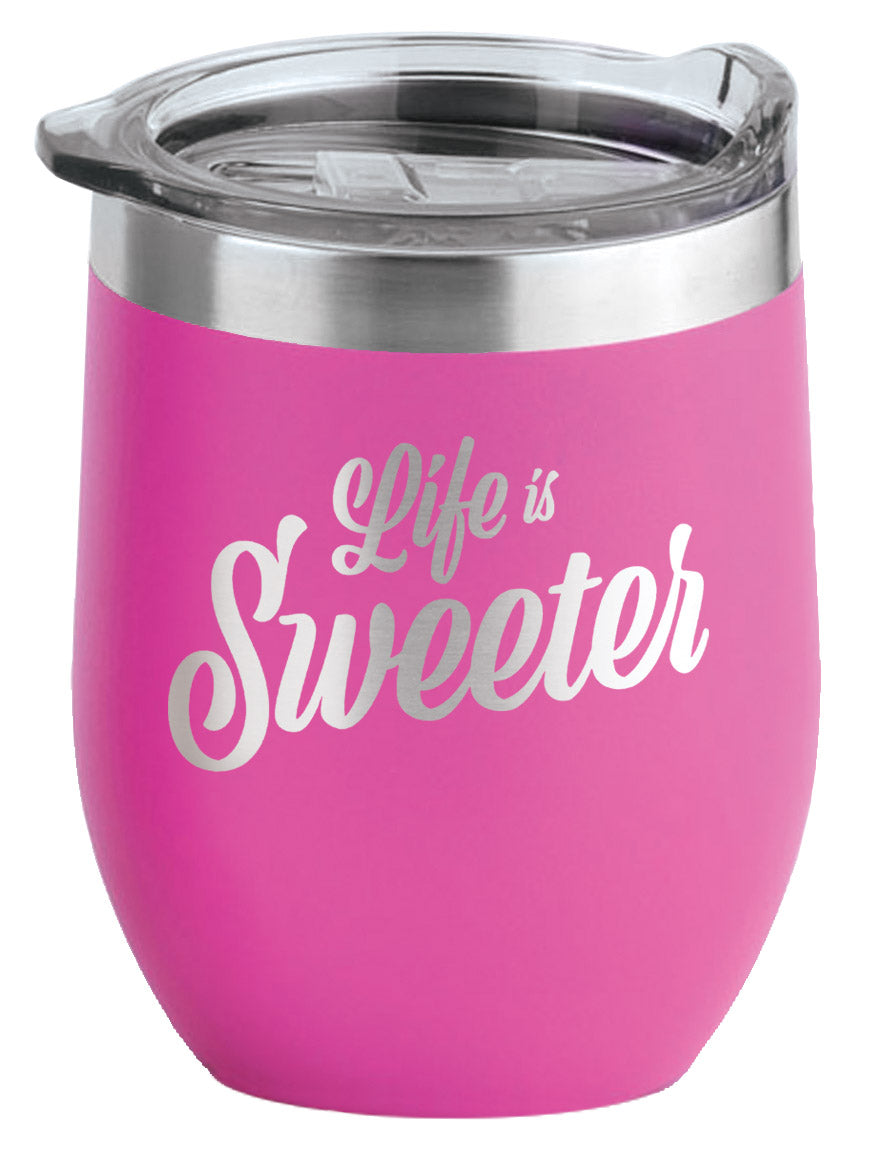 pink 16 oz. Insulated Wine Tumbler